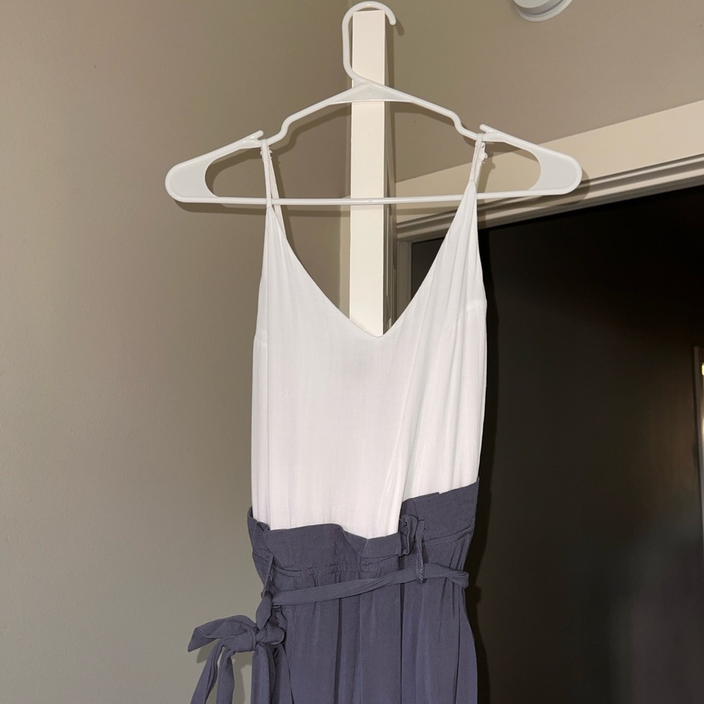 Wide leg one piece